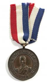 The Prince of Wales National Relief Fund 1914 bronze medal
