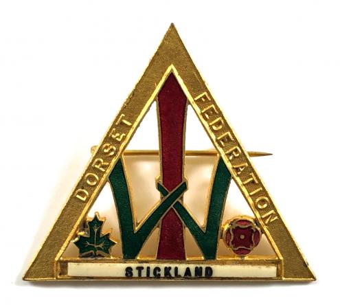 Dorset Federation of Women's Institutes Stickland WI badge