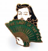 THE LADY OF THE FAN sheet music promotional song badge
