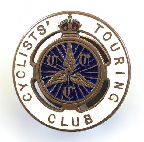 Cyclists Touring Club CTC cycle wheel membership badge