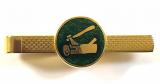 Boy Scouts Gilwell Park log and axe tie clip badge