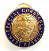 WW1 West Sussex County Special Constable police reserve badge
