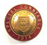 1914 Kingston Upon Hull Special Constable police reserve badge