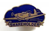 WW2 Vauxhall Motors Ltd Spitfire Fund Shareholder presentation badge