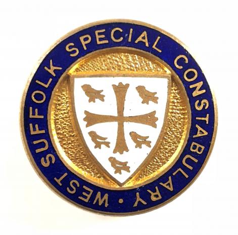West Suffolk Special Constabulary police badge