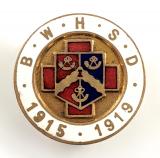 Bradford War Hospital Supply Depot 1915 - 1919 tribute badge