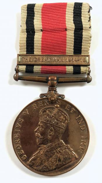 King George V Special Constabulary long service medal Great War clasp