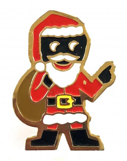 Robertsons Golly Father Christmas limited edition badge