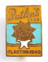 Butlins 1948 Clacton holiday camp Mr sun badge