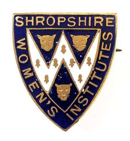 Shropshire Women's Institute WI badge by Vaughtons Ltd