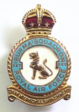 RAF No 257 Battle of Britain Squadron Royal Air Force Badge c1940