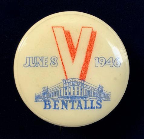 Sally Bosleys Badge Shop | Churchill V For Victory 1946 Bentalls ...