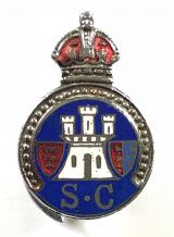 WW2 Windsor Special Constable police reserve numbered badge