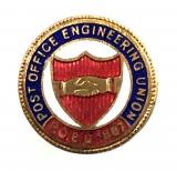 Post Office Engineering trade union badge