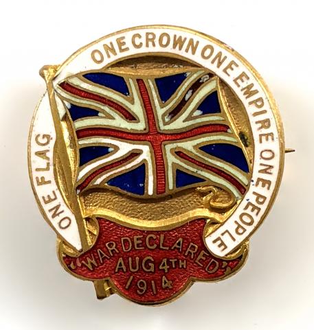 Great Britain Union Flag GB British Jack UK Metal Enamel Badge 19mm Lapel Pin 