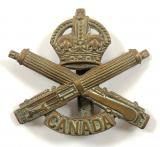 WW1 Machine Gun Corps Canada cap badge