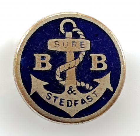 Boys Brigade standard buttonhole badge circa 1911 to 1926