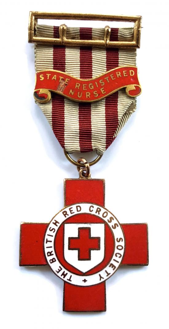 British Red Cross Society State Registered Nurse technical medal