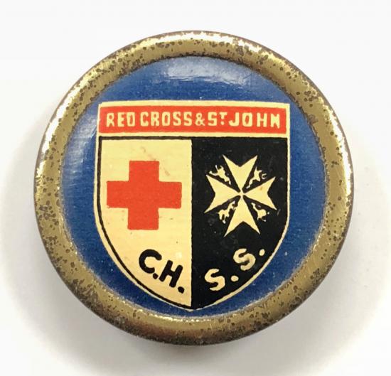 WW2 British Red Cross & Order of St John CHSS fundraising badge