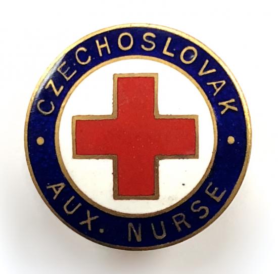 Czechoslovak Red Cross Auxiliary Nurse badge