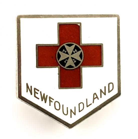 Newfoundland British Red Cross Order of St John badge Birks Canada