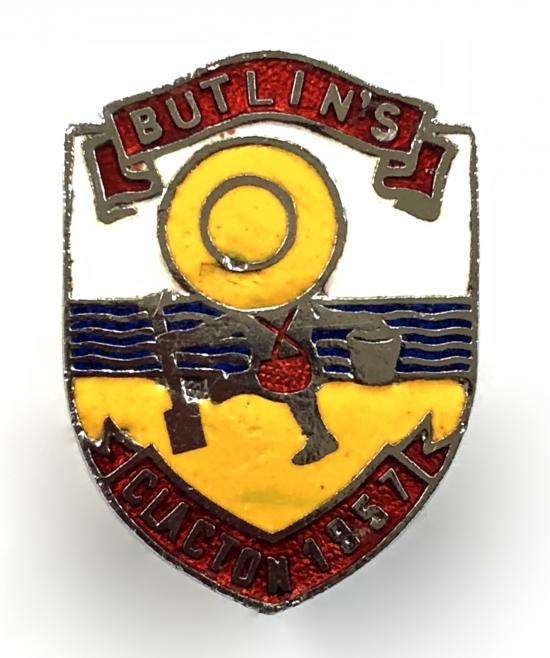 Butlins 1957 Clacton holiday camp badge