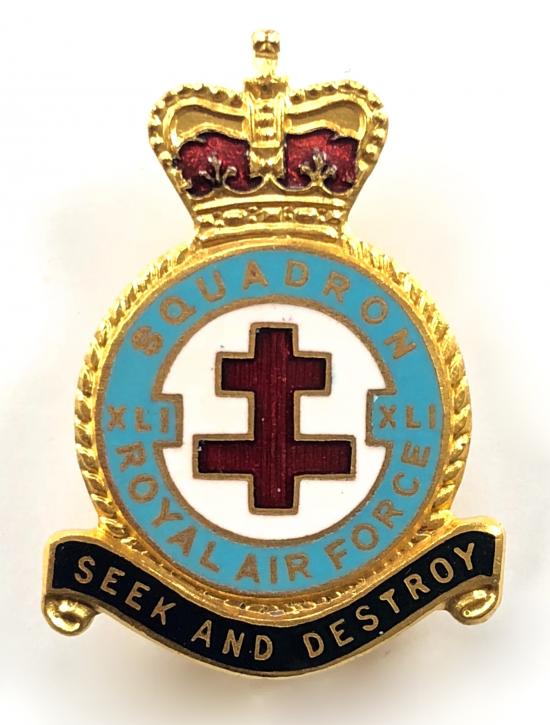 RAF No 41 Battle of Britain Squadron Royal Air Force Badge