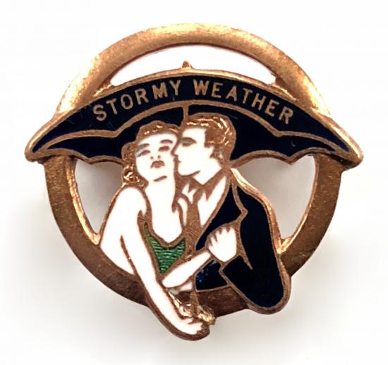 STORMY WEATHER song sheet music promotional badge