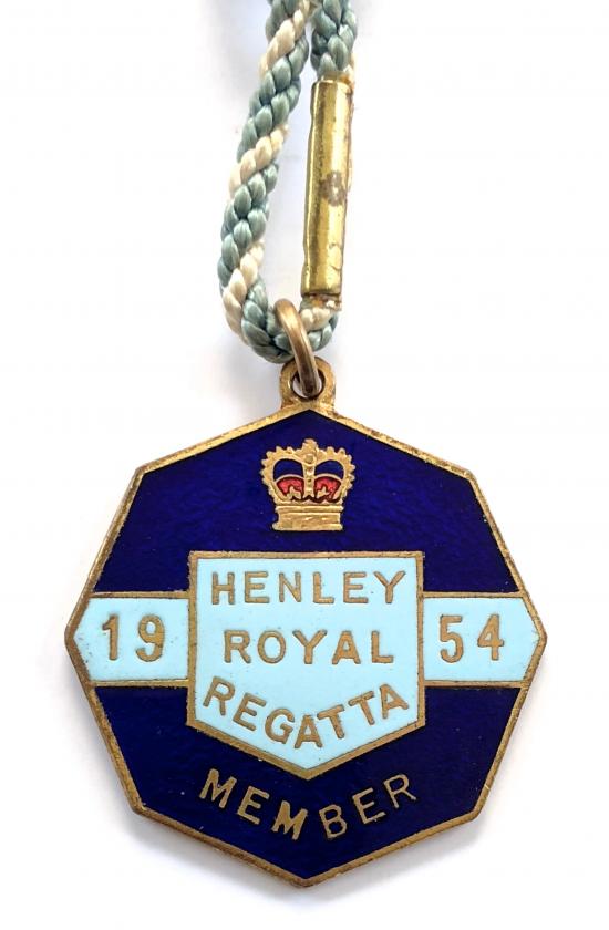 1954 Henley Royal Regatta stewards enclosure badge