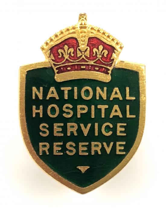 National Hospital Service Reserve nursing & first aid badge