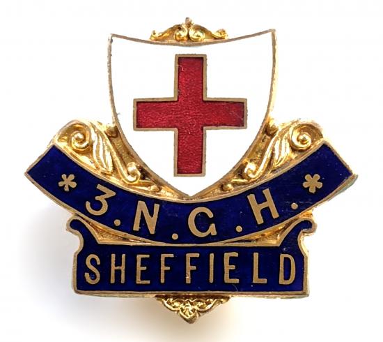 WW1 3rd Northern General Hospital Sheffield war workers badge