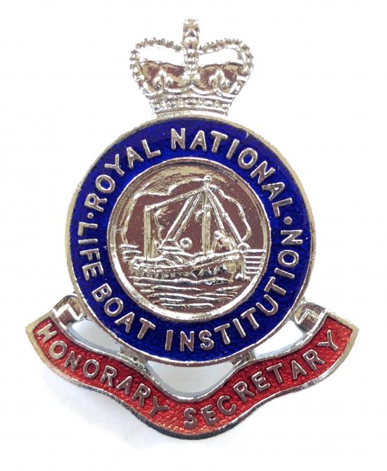 Royal National Lifeboat Institution RNLI Honorary Secretary badge