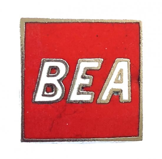 British European Airways BEA Airline advertising pin badge