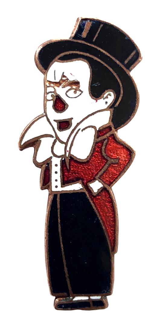 Doodles the Clown Blackpool Tower Circus character badge c1930s