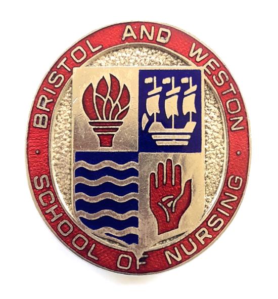 Bristol and Weston School of Nursing hospital qualification badge