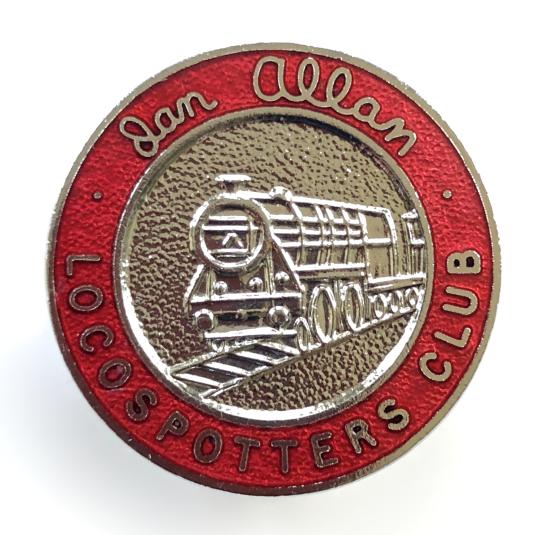 Ian Allan Locospotters Club LMS red enamel badge c1950's
