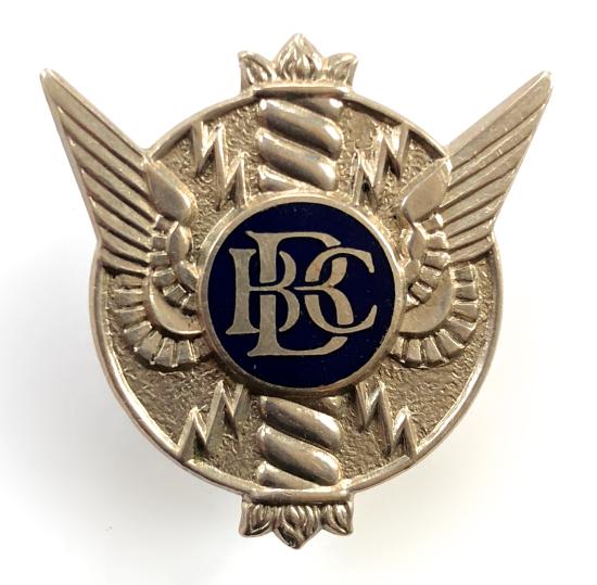 British Broadcasting Corporation BBC national service badge