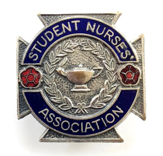 Student Nurses Association union badge circa 1950 to 1968