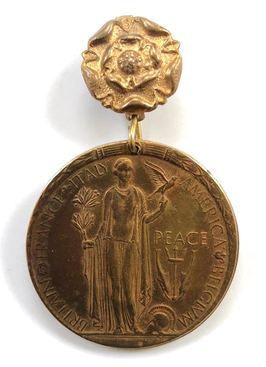 Peace Celebration 1919 Bethnal Green medal