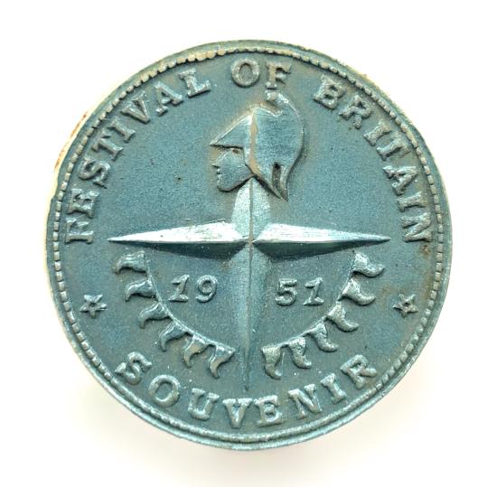 Festival of Britain 1951 plastic souvenir badge