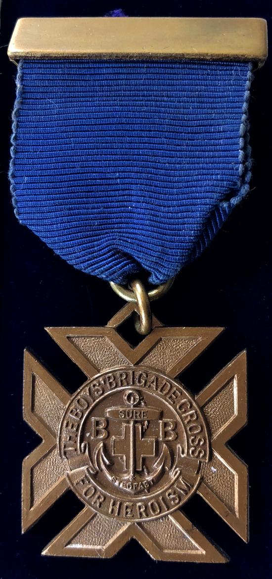 Boys Brigade Cross For Heroism bronze medal
