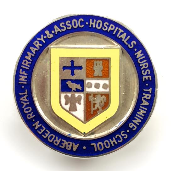 Aberdeen Royal Infirmary & Associated Hospitals Nurses Training School silver badge