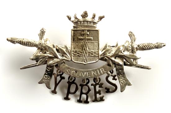 Battle of Ypres 1914 - 1916 French souvenir sword badge