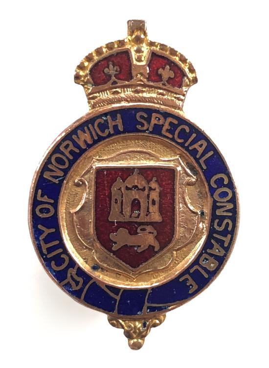 Norwich City Special Constable police reserve badge