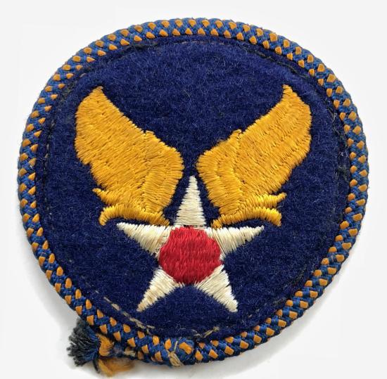 U S Army Air Forces jacket sleeve felt patch personalised badge