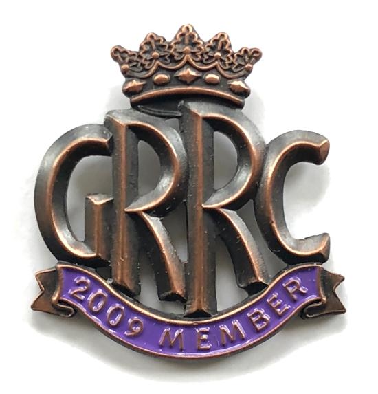 Goodwood Road Racing Club GRRC 2009 member badge