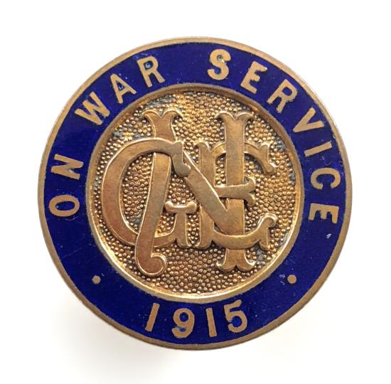 National Gas Engine Co Ltd 1915 on war service badge