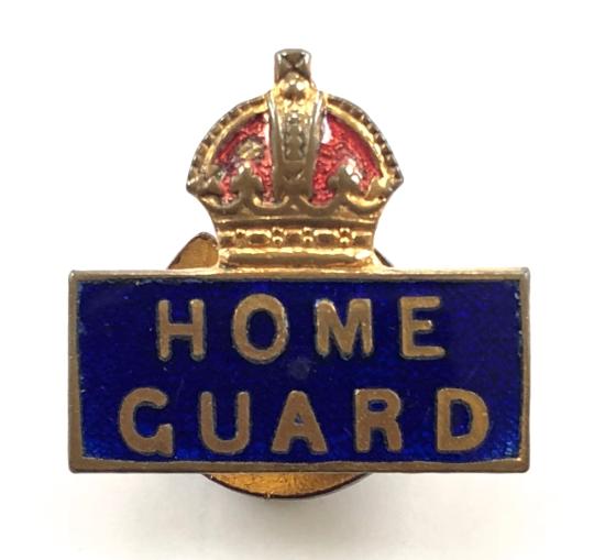 WW2 Home Guard invasion defence home front lapel badge