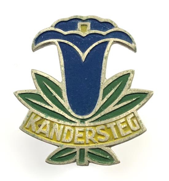 Boy Scout Kandersteg UNOFFICIAL souvenir badge by Huguenin Locle
