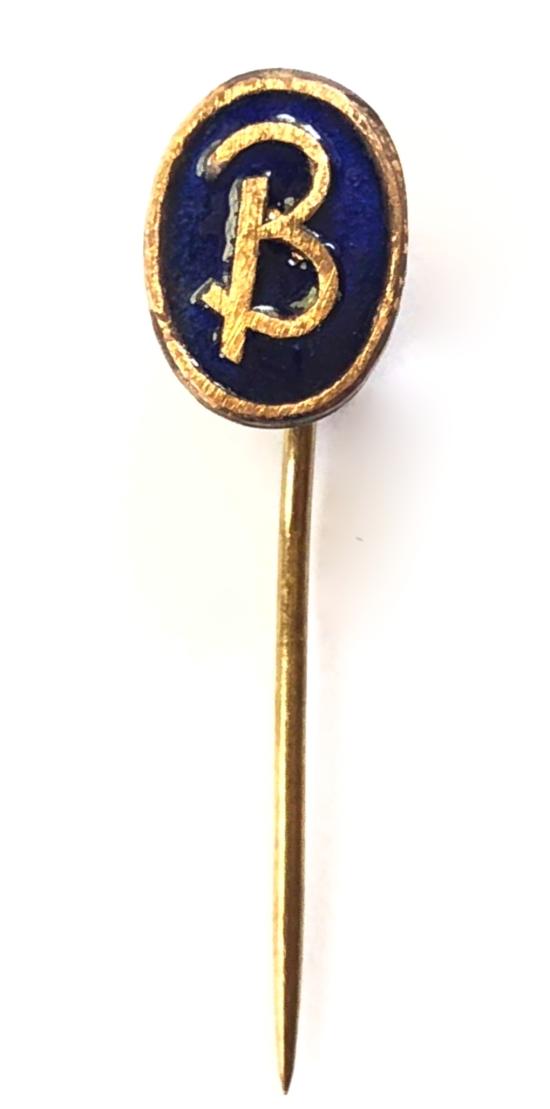 Butlins holiday camp vintage miniature stick pin staff badge